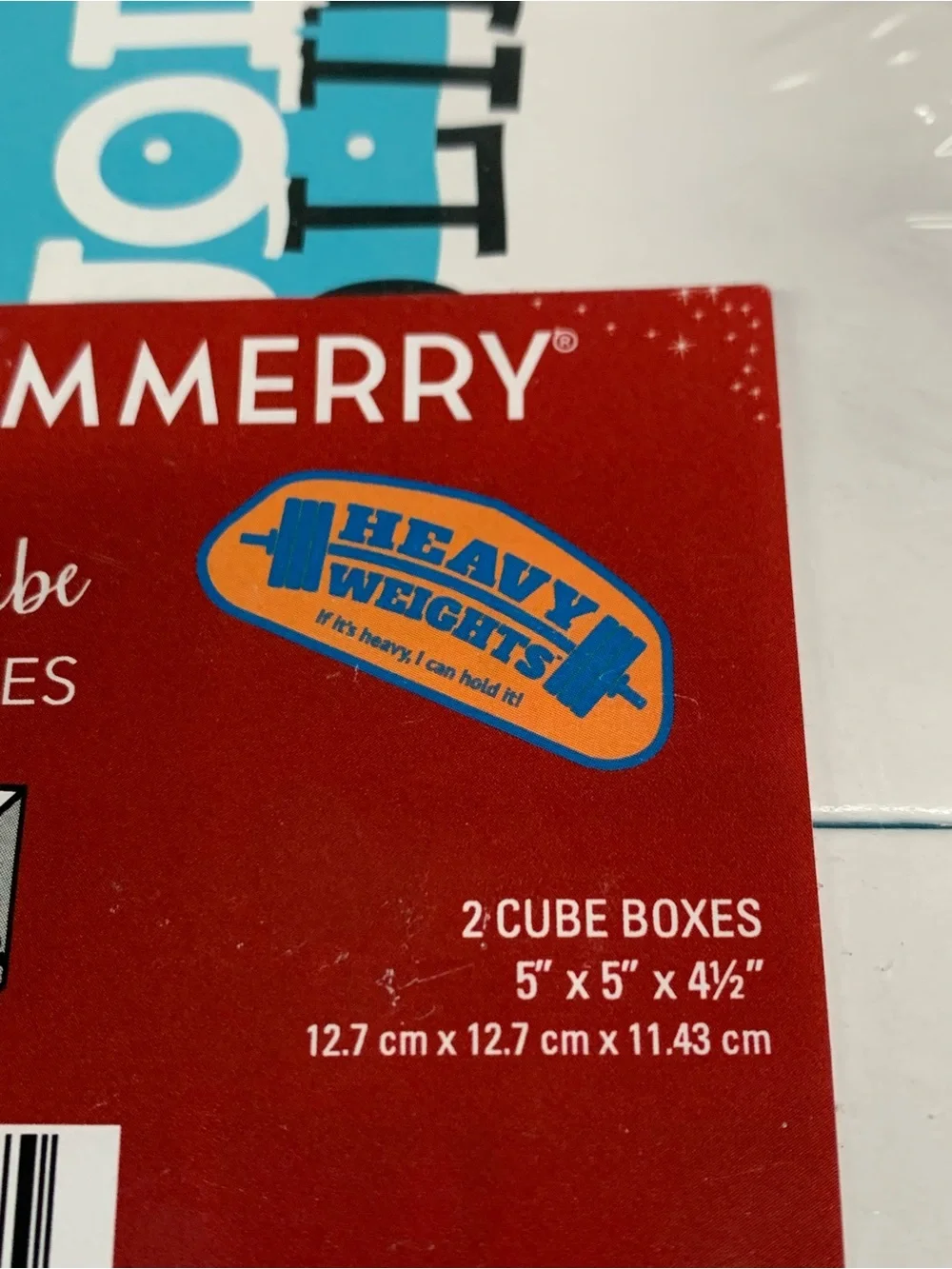 Set of 4 Jolly Holidays Cube Gift Boxes. New. Sealed Packaging. 5” X 5” X 4.5”